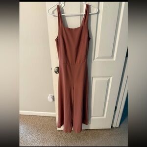 Sleeveless Mauve Jumpsuit